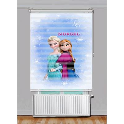 ANNA ELSA MAVİ ZEBRA STOR PERDE