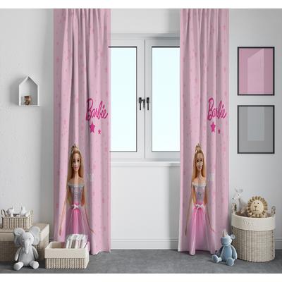 BARBİE DESENLİ KIZ ÇOCUK ODASI FON PERDE