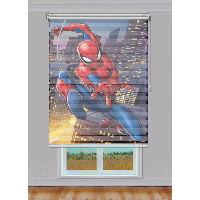 SPİDERMAN ACTİONS ÇOCUÇUK ODASI ZEBRA PERDE