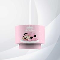 Bebaks Pembe Minnie Mouse İkili Tavan Lambası
