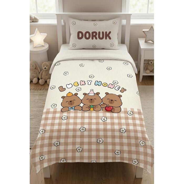 LUCKY HONEY TEK KİŞİLİK PİKE VE YASTIK